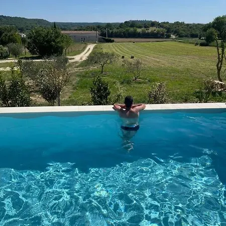 Villa De Avec Piscine Lussan (Gard)